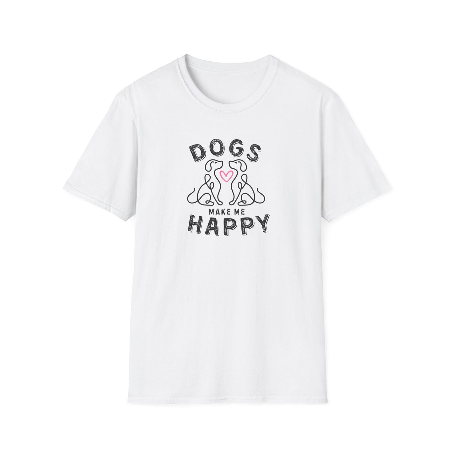 Dogs Make Me Happy T-Shirt