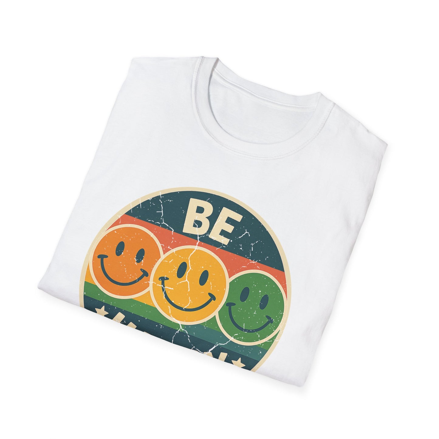Be Happy Smile Face T-Shirt