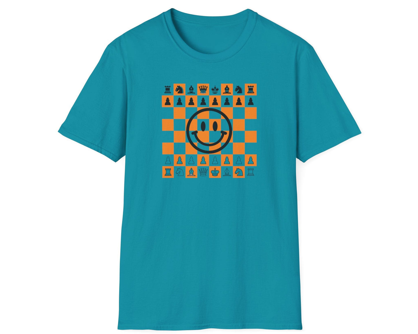 Smiley Face Chess Board T-Shirt