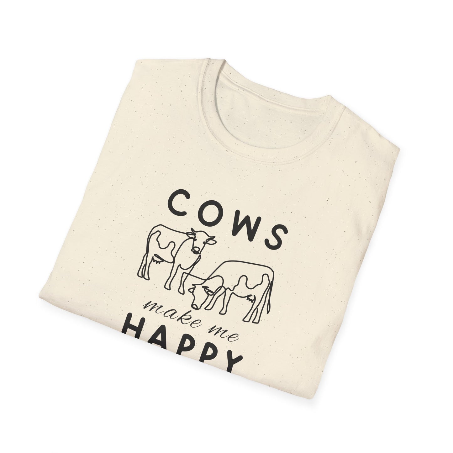 Cows Make Me Happy T-Shirt