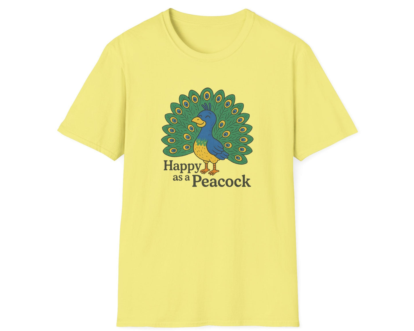 Happy As A Peacock T-Shirt