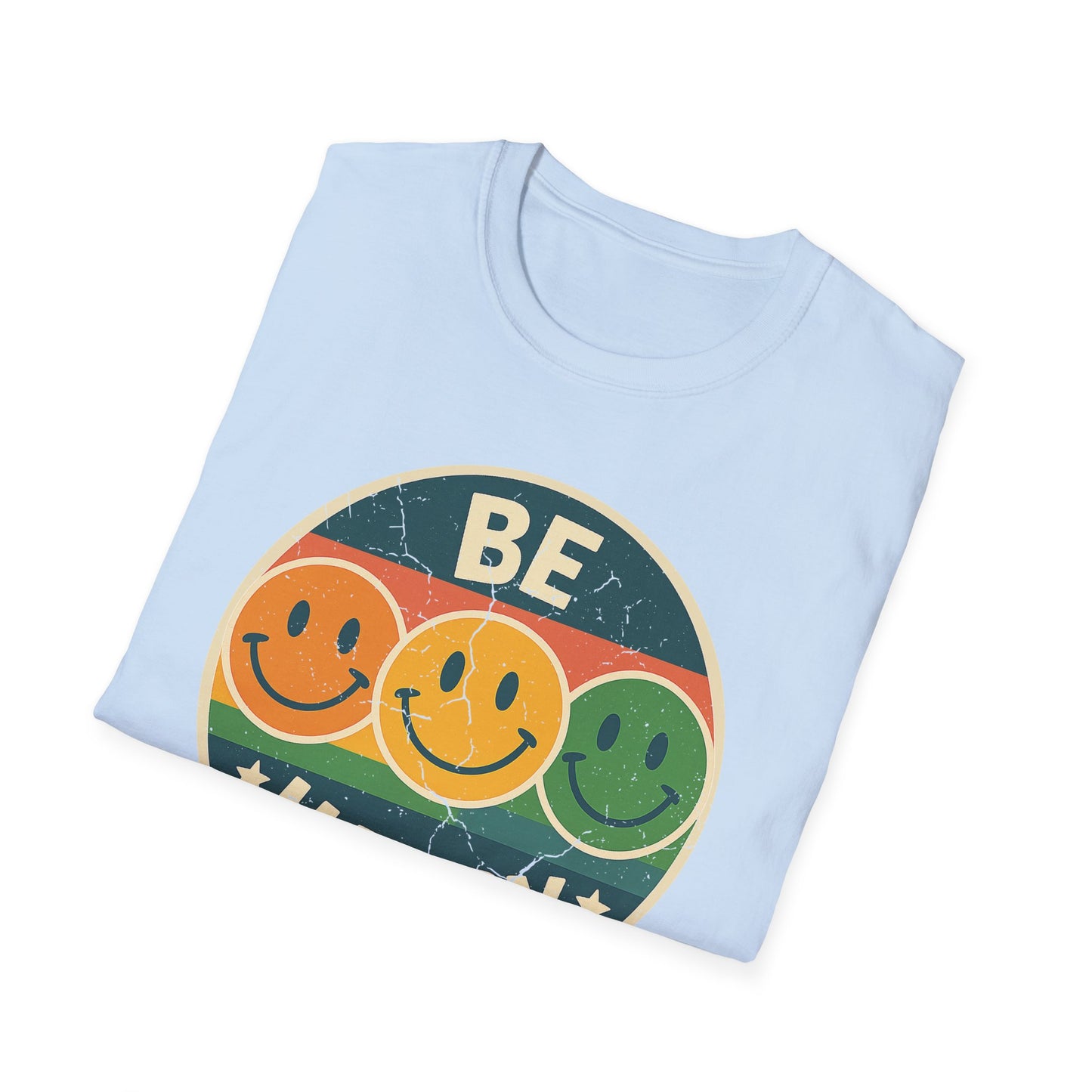 Be Happy Smile Face T-Shirt