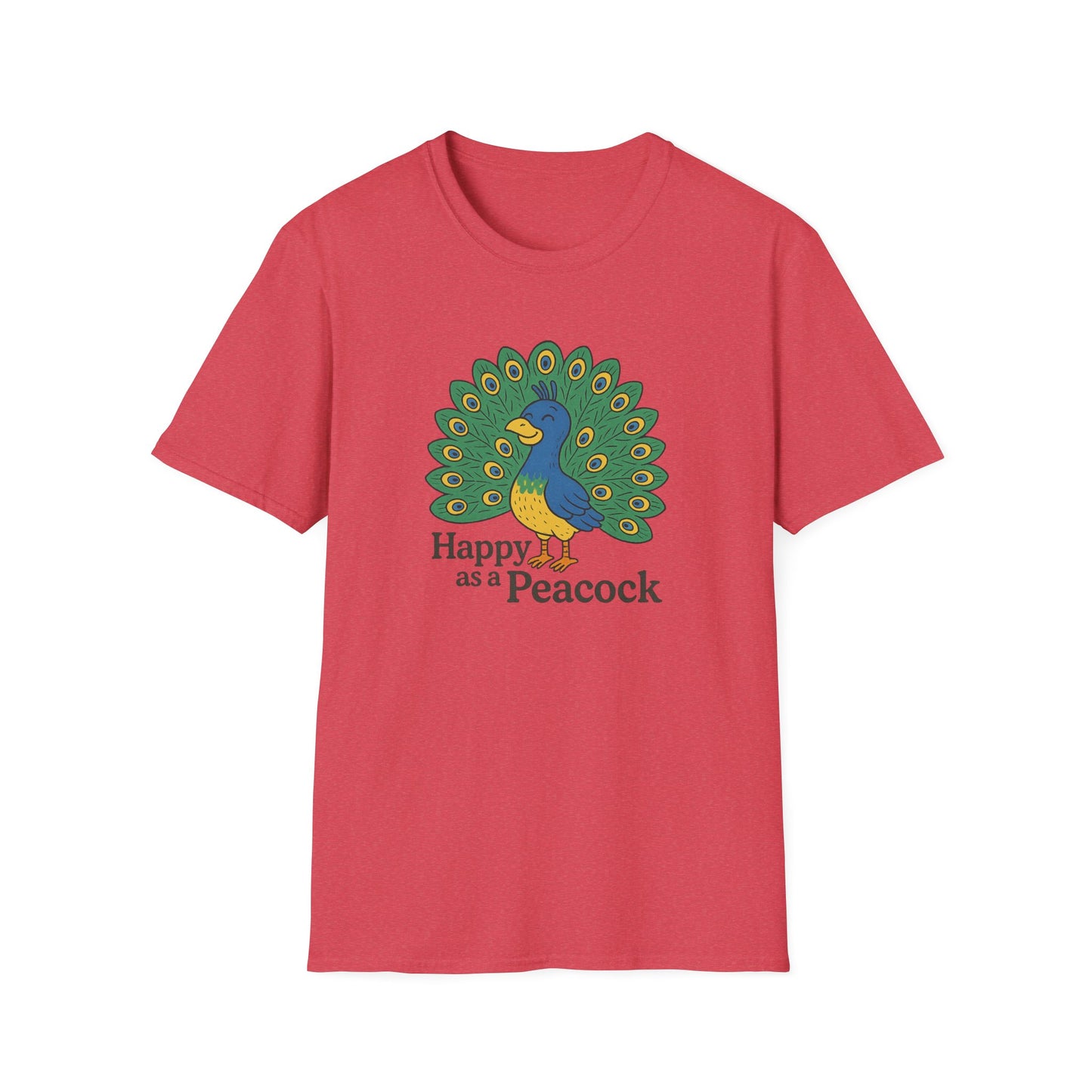 Happy As A Peacock T-Shirt