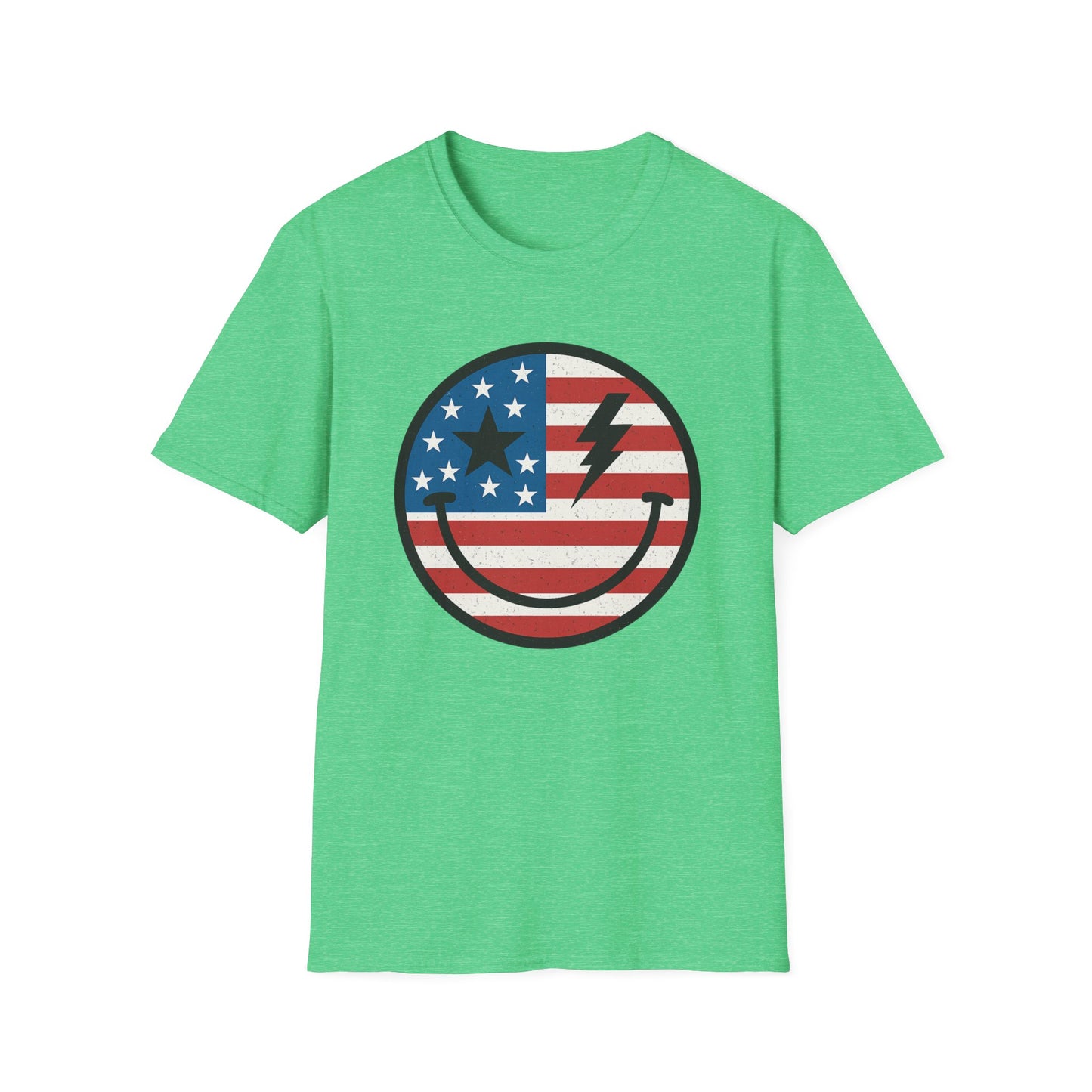 Smiley USA Face T-Shirt
