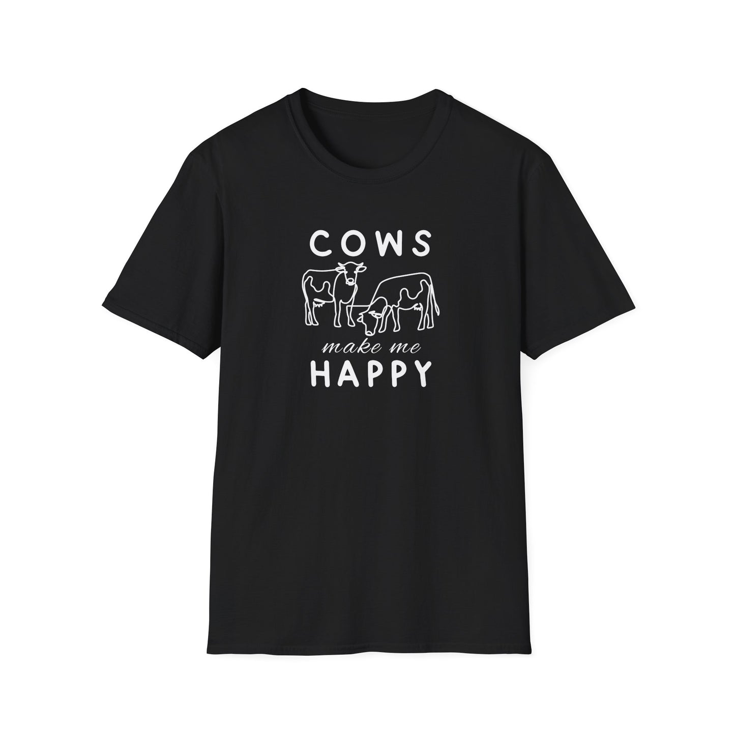 Cows Make Me Happy T-Shirt