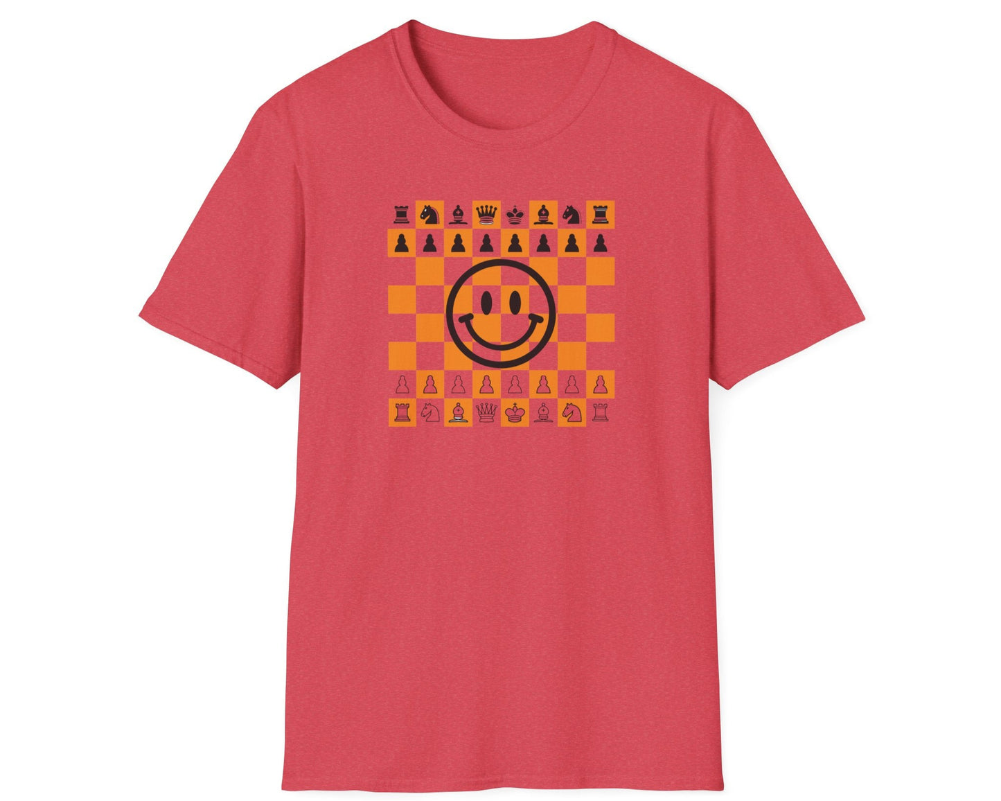 Smiley Face Chess Board T-Shirt