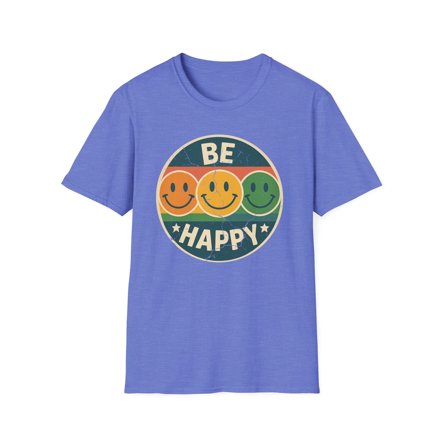 Be Happy Smile Face T-Shirt