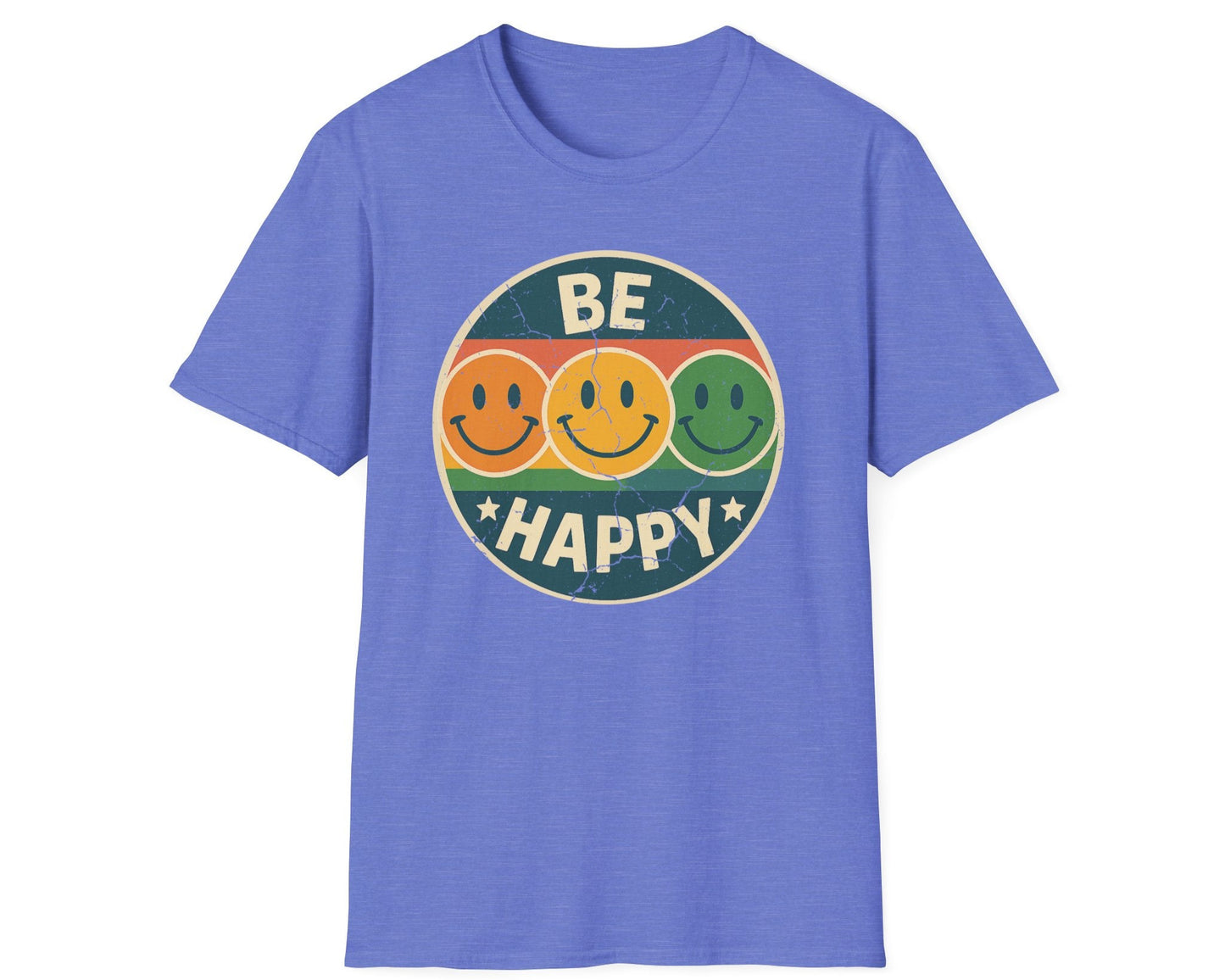 Be Happy Smile Face T-Shirt