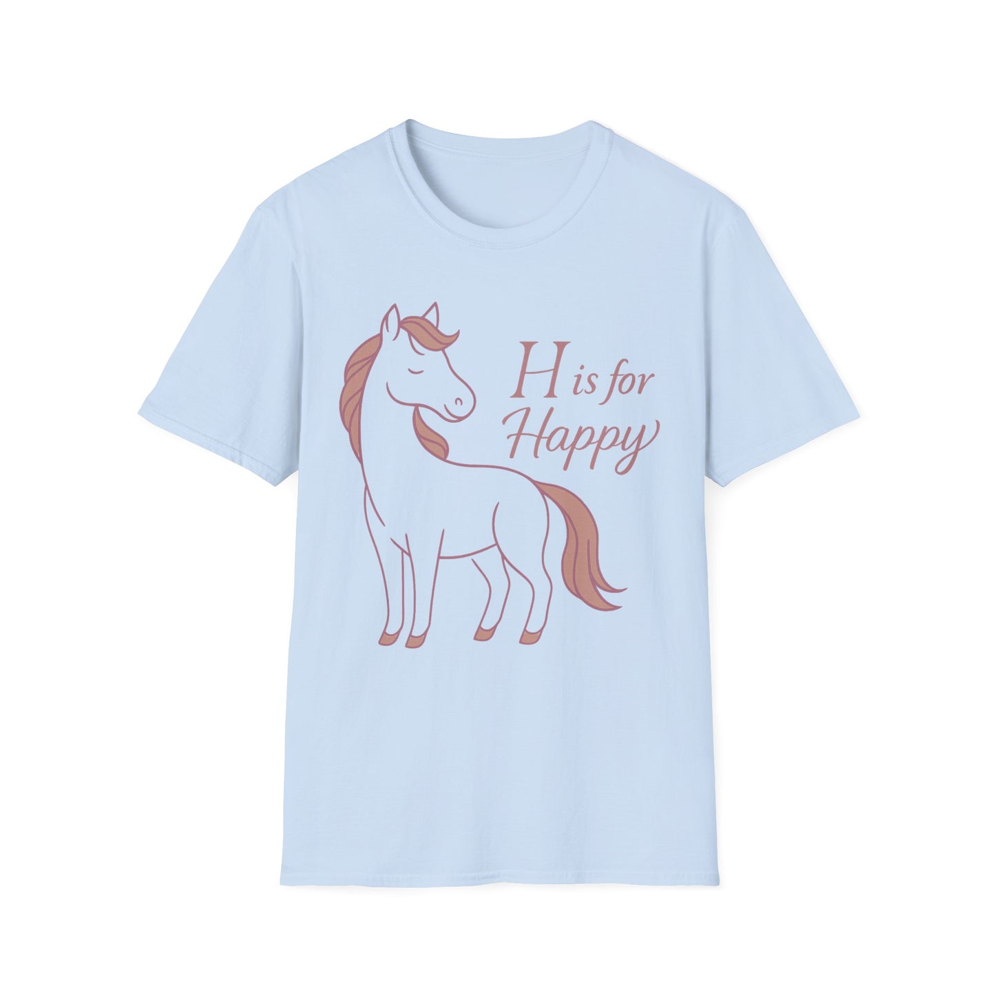 H is for Happy Horse T-Shirt