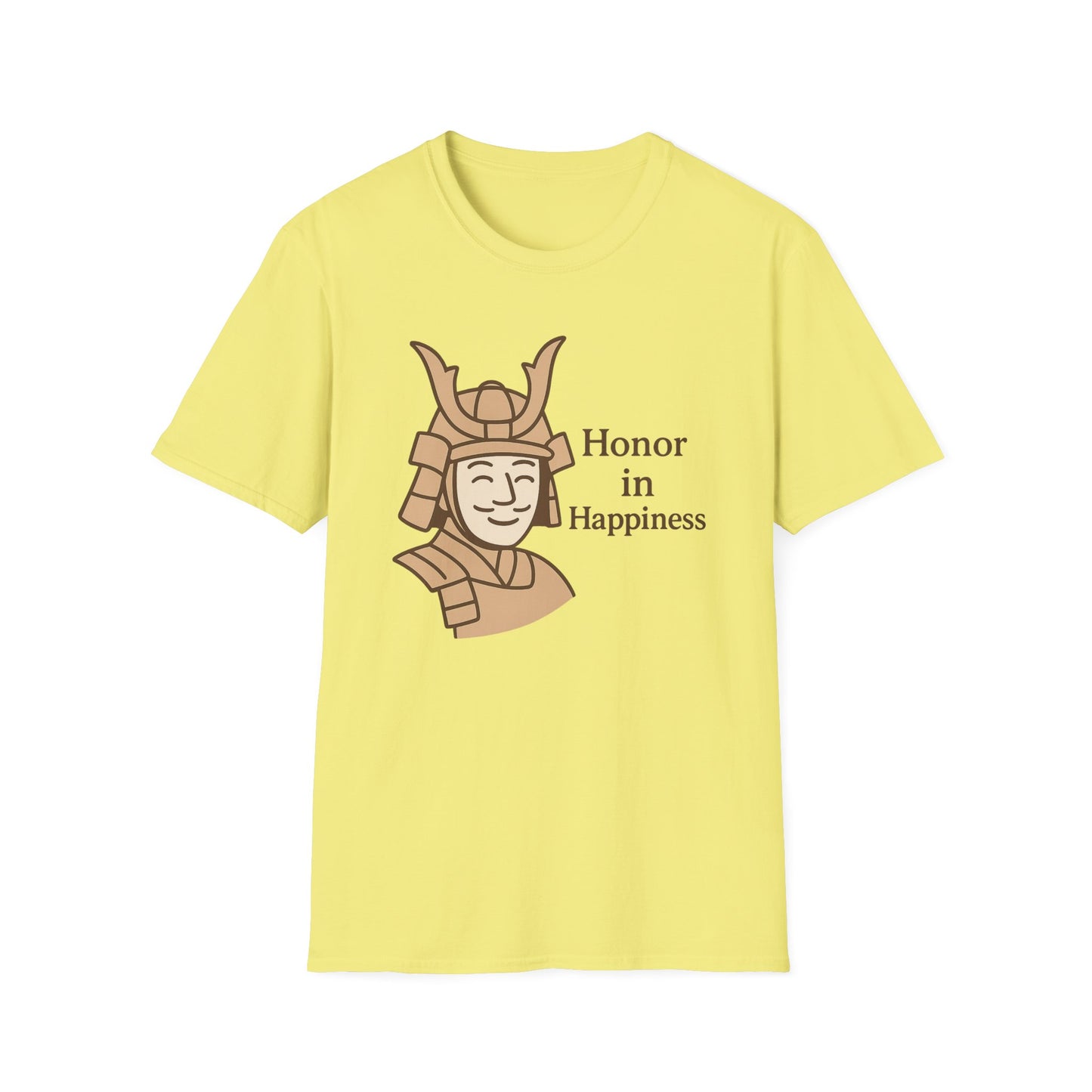 Samurai Honor In Happiness T-Shirt