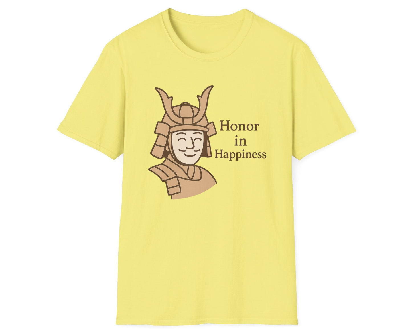 Samurai Honor In Happiness T-Shirt