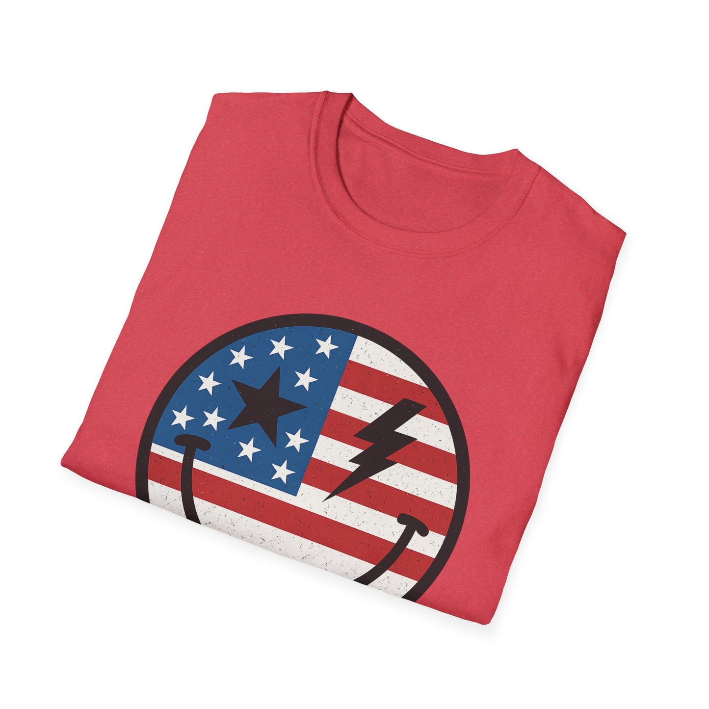 Smiley USA Face T-Shirt