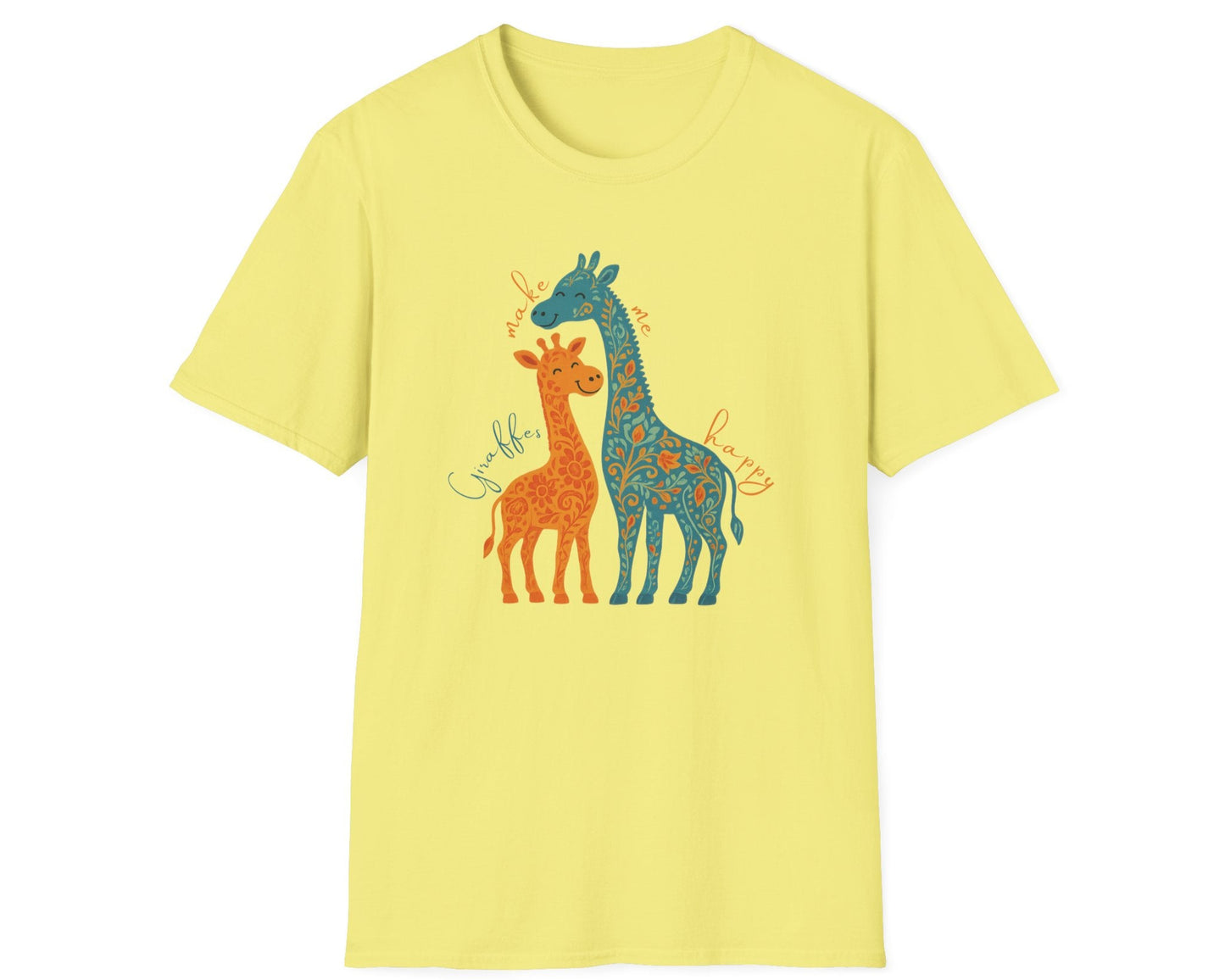 Giraffes Make Me Happy T-Shirt