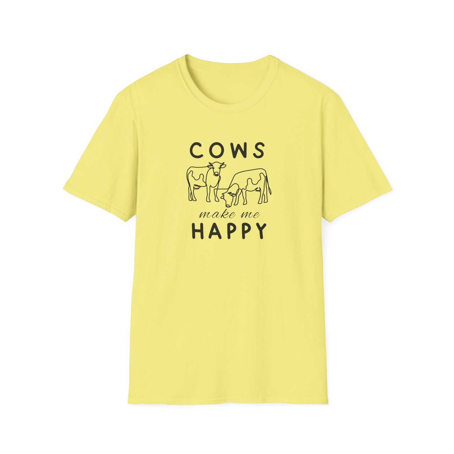 Cows Make Me Happy T-Shirt