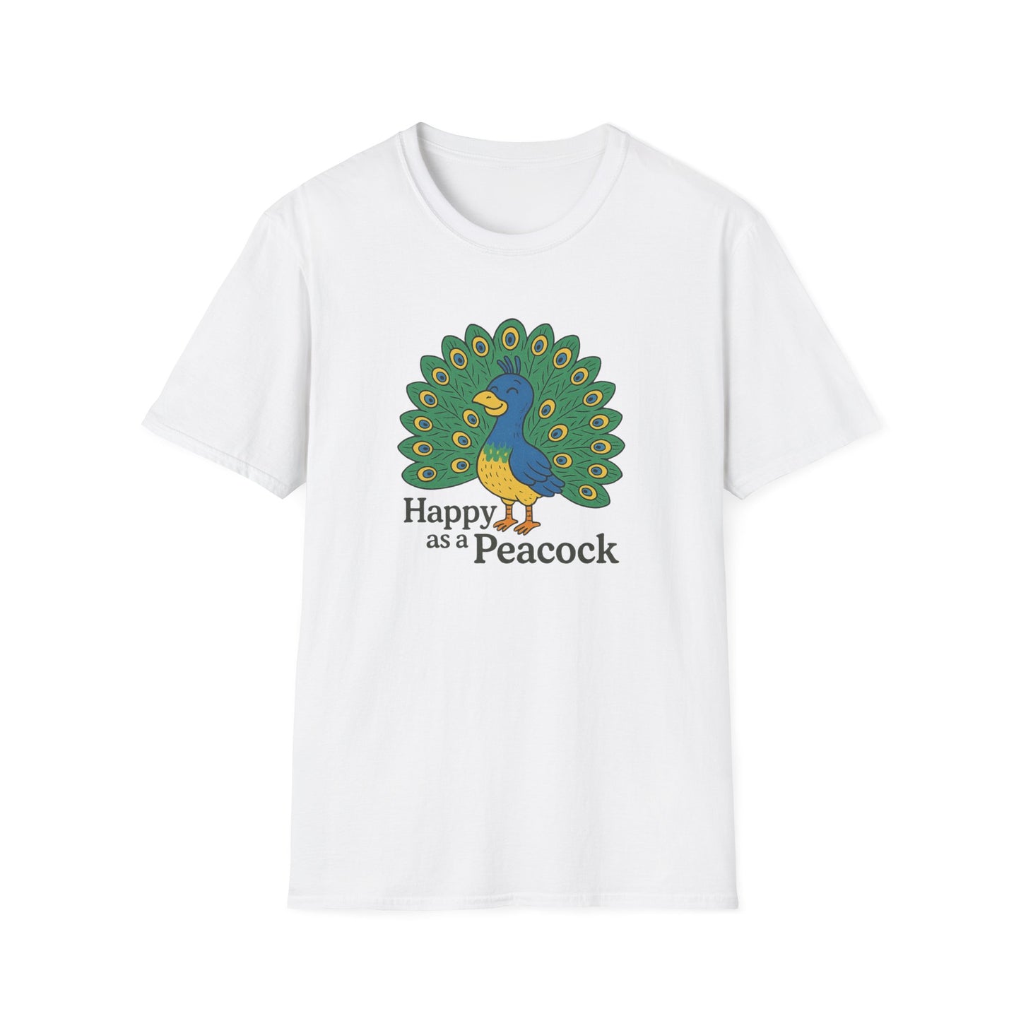 Happy As A Peacock T-Shirt
