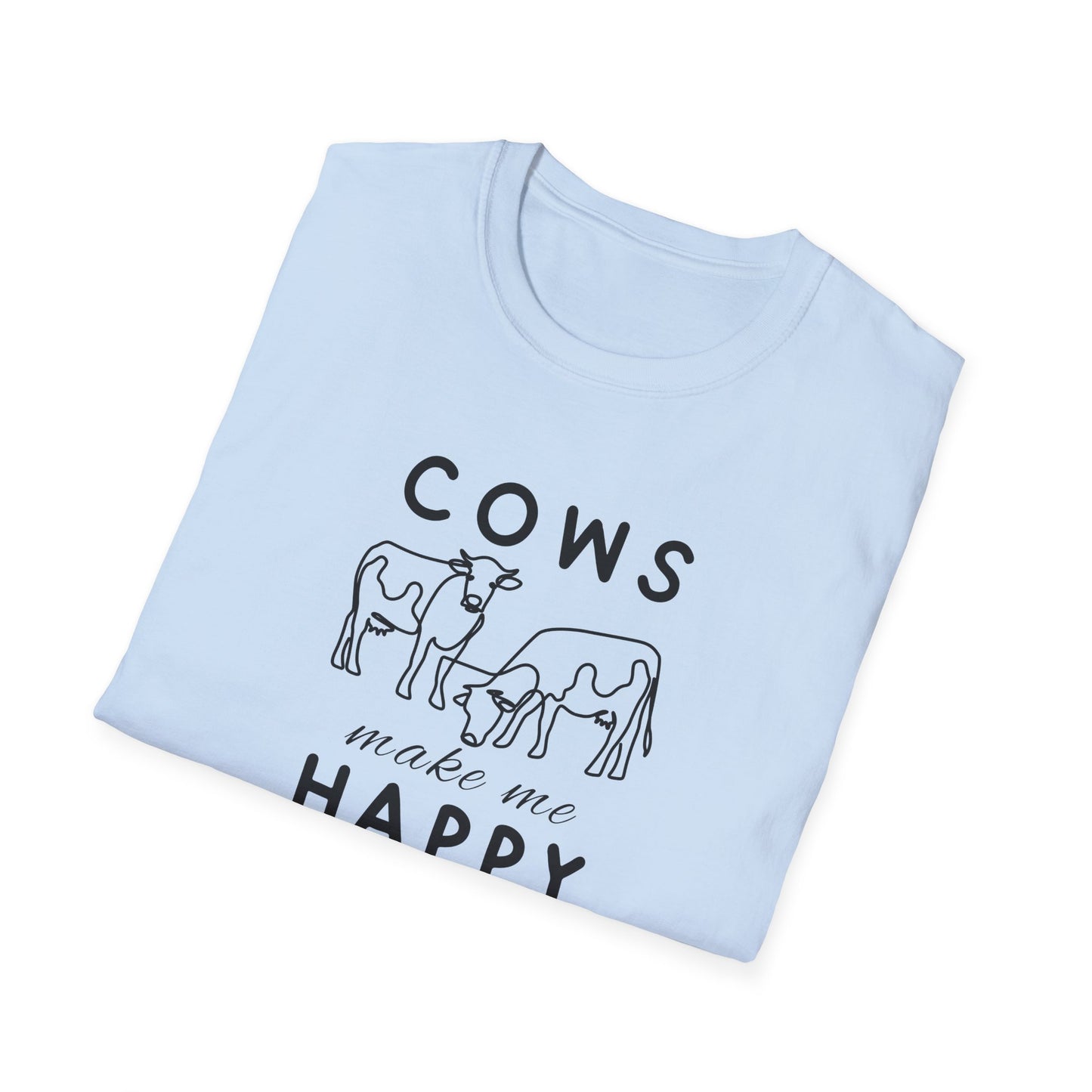 Cows Make Me Happy T-Shirt