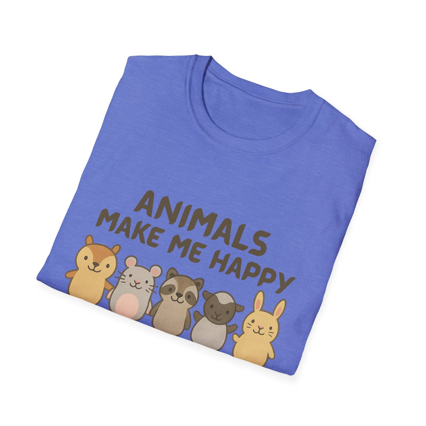 Animals Make Me Happy T-Shirt
