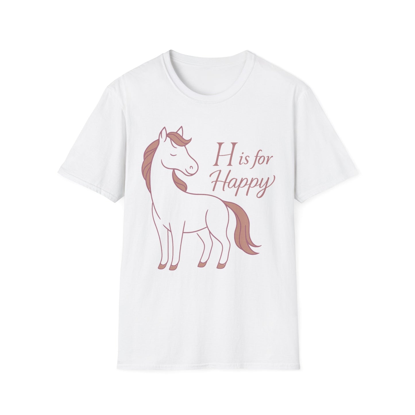 H is for Happy Horse T-Shirt