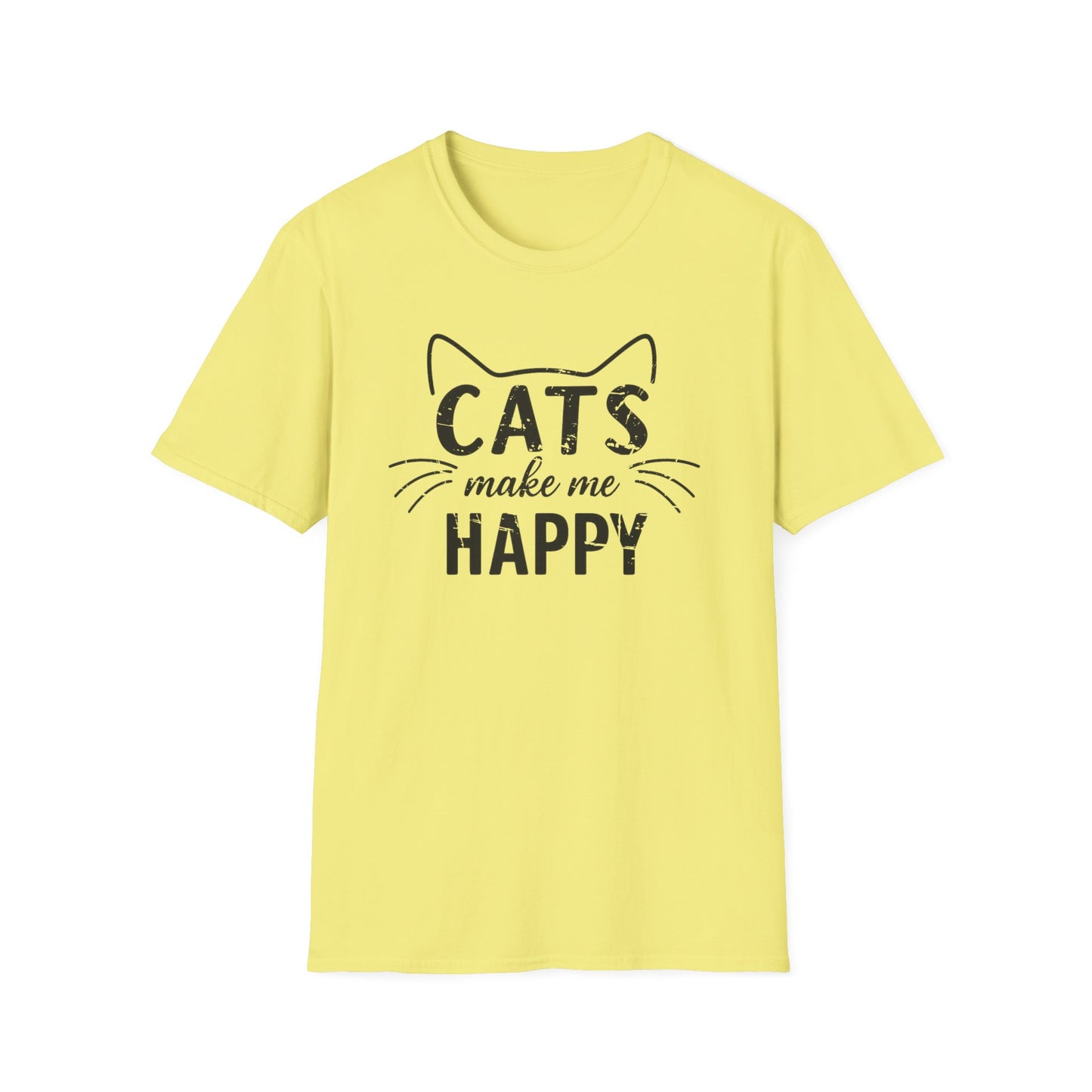 Cats Make Me Happy T-Shirt