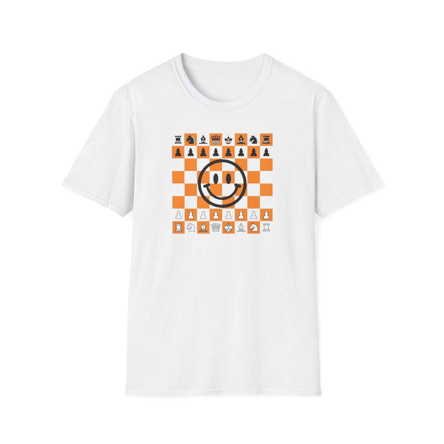 Smiley Face Chess Board T-Shirt
