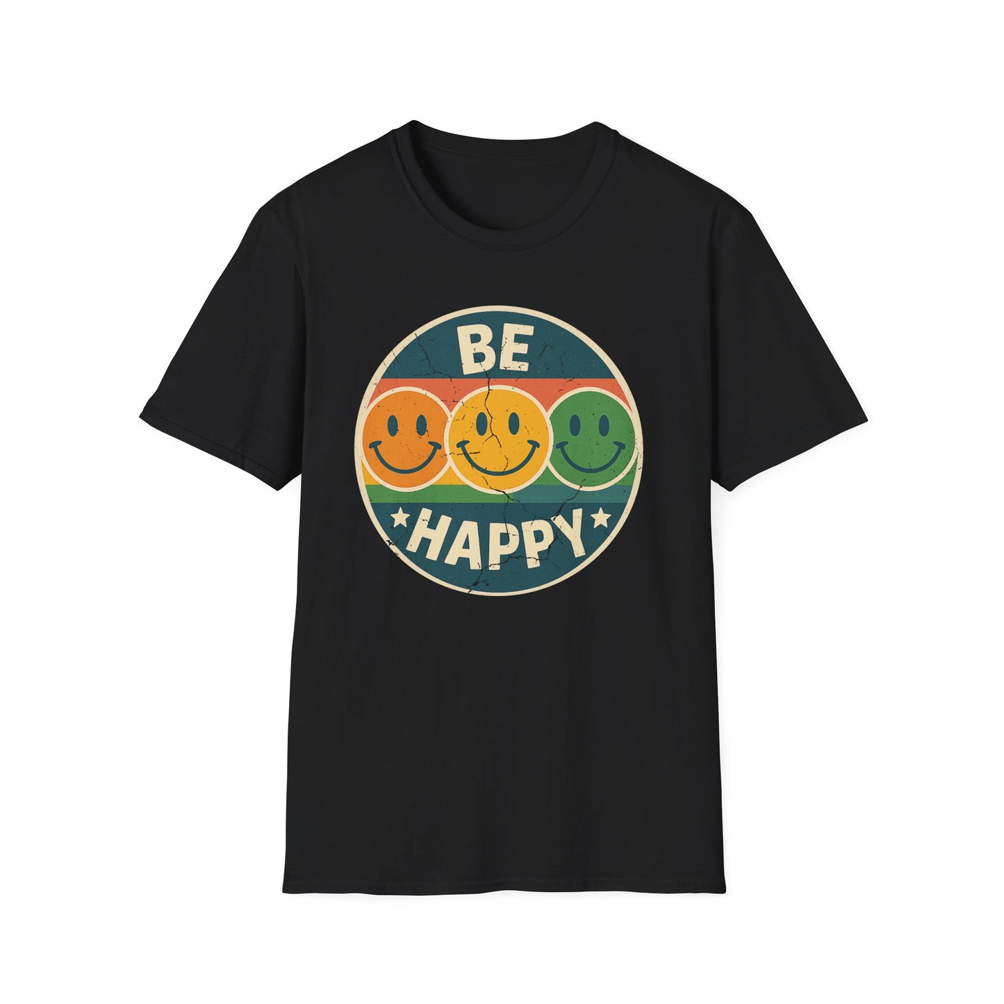 Be Happy Smile Face T-Shirt