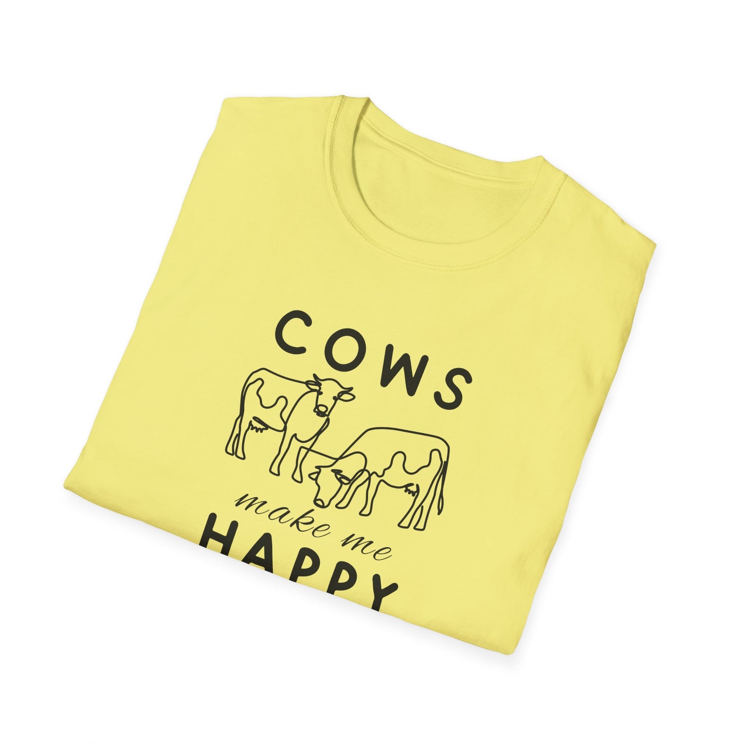 Cows Make Me Happy T-Shirt