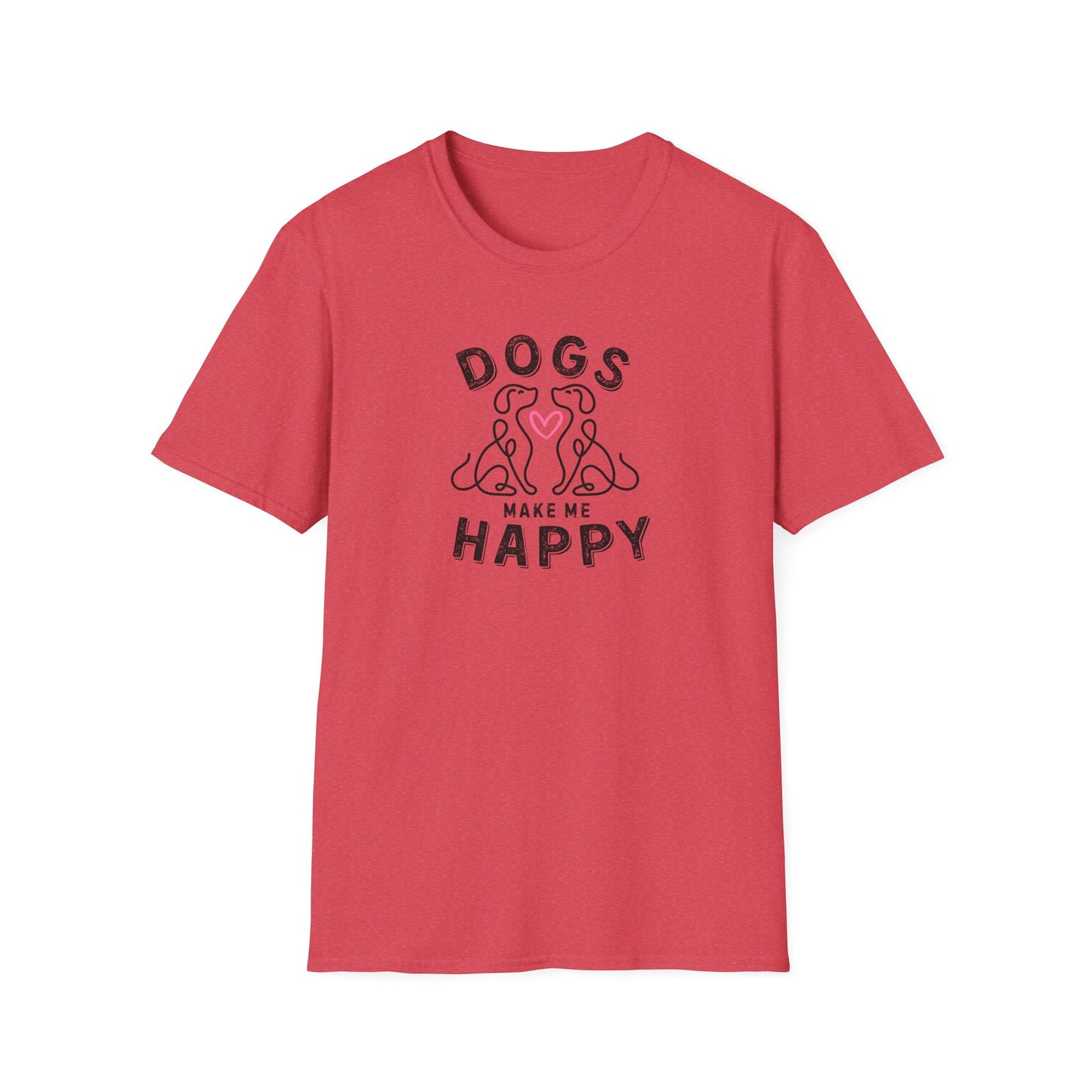 Dogs Make Me Happy T-Shirt