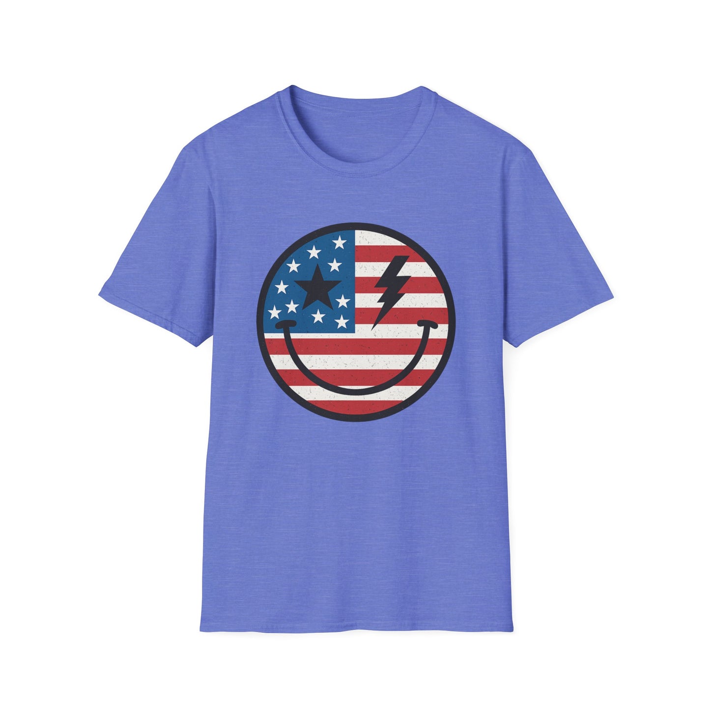 Smiley USA Face T-Shirt
