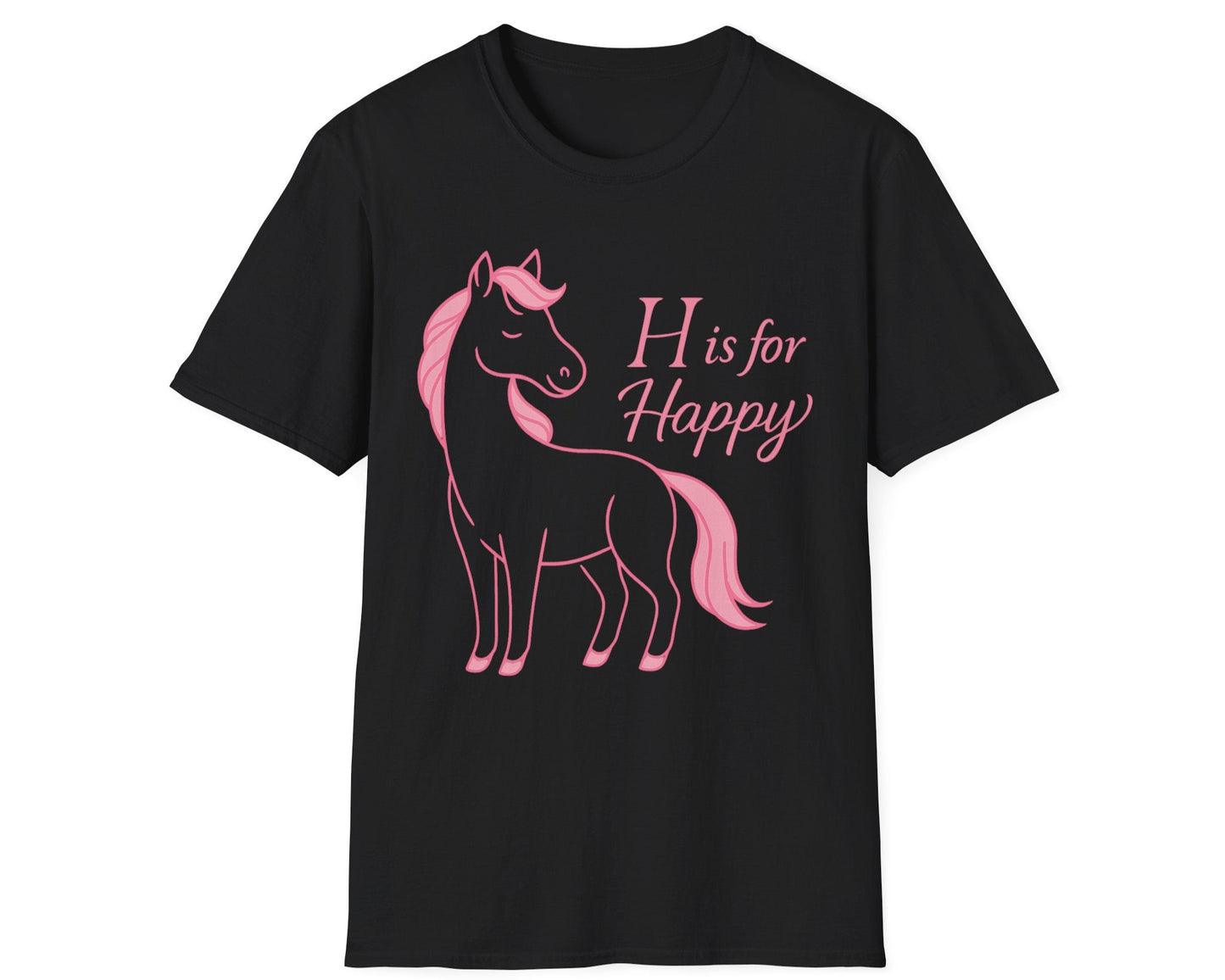 H is for Happy Horse T-Shirt