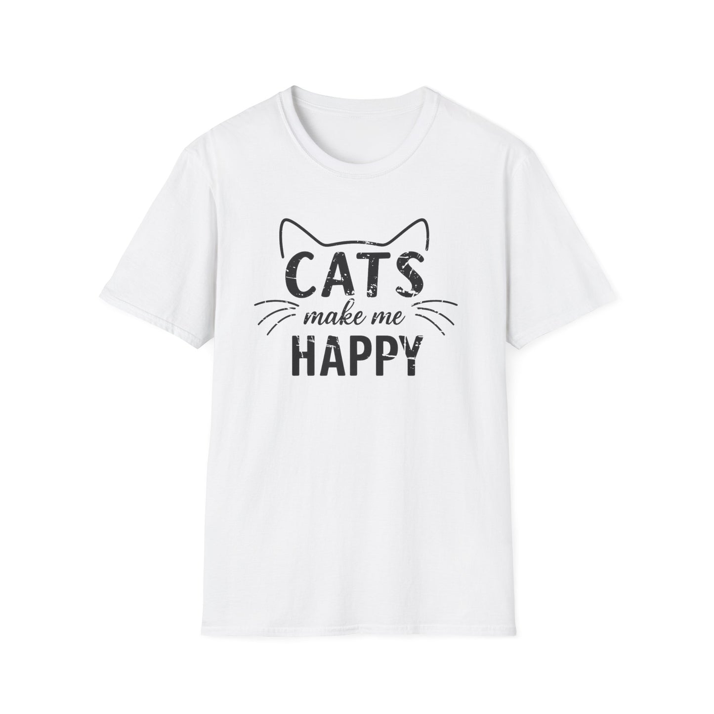 Cats Make Me Happy T-Shirt
