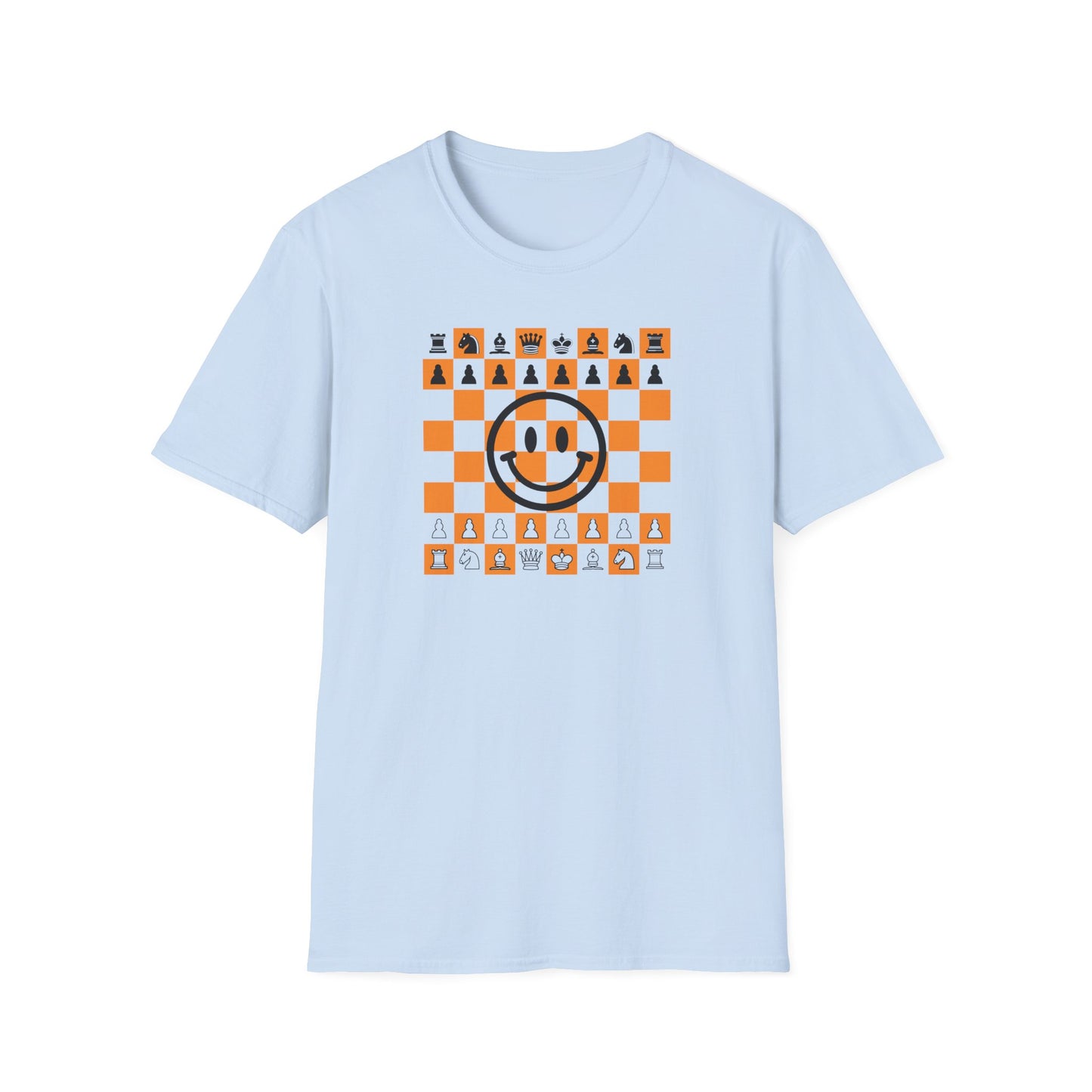 Smiley Face Chess Board T-Shirt
