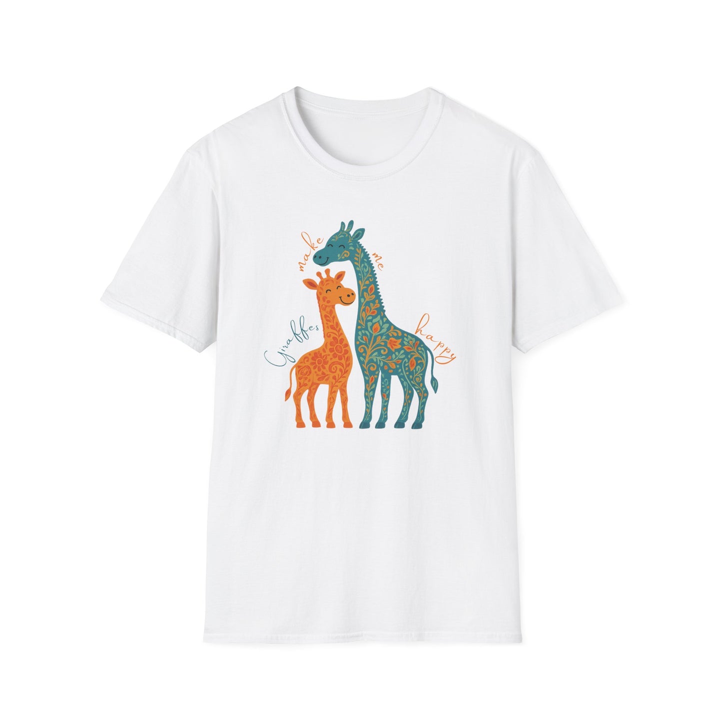 Giraffes Make Me Happy T-Shirt