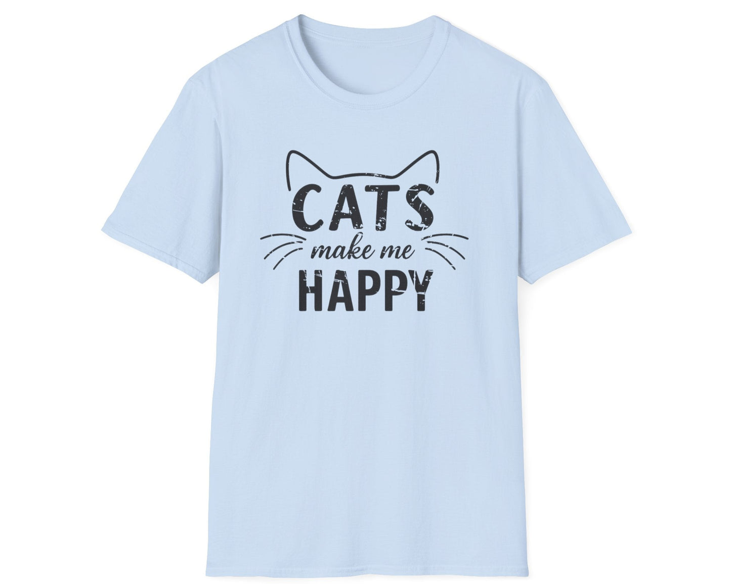 Cats Make Me Happy T-Shirt