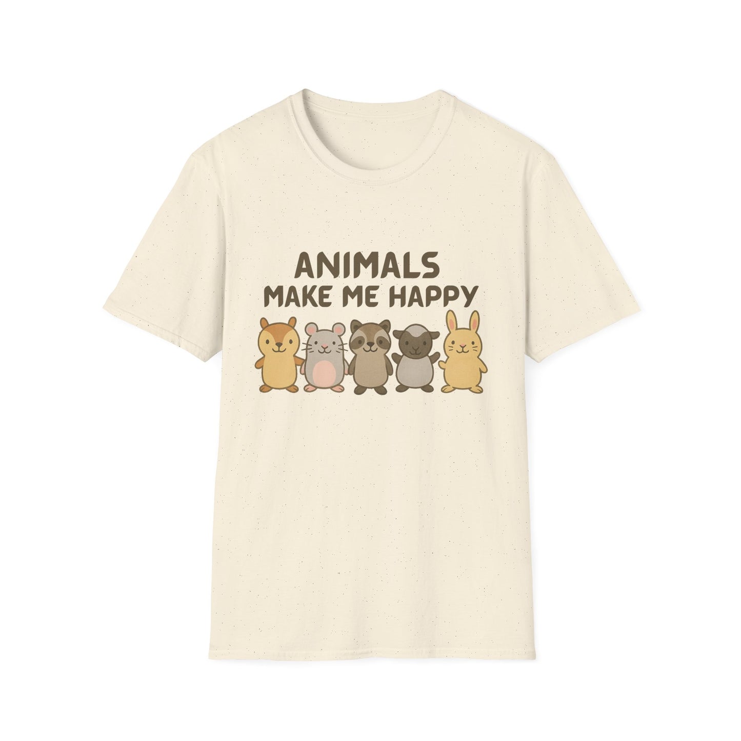 Animals Make Me Happy T-Shirt