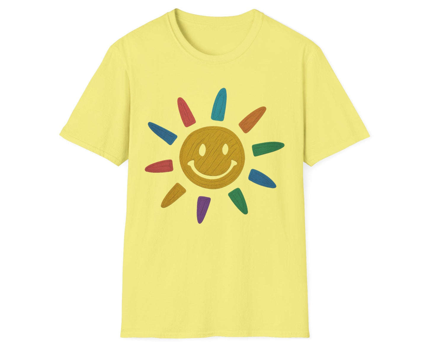 Smiley Chalk Sun T-Shirt