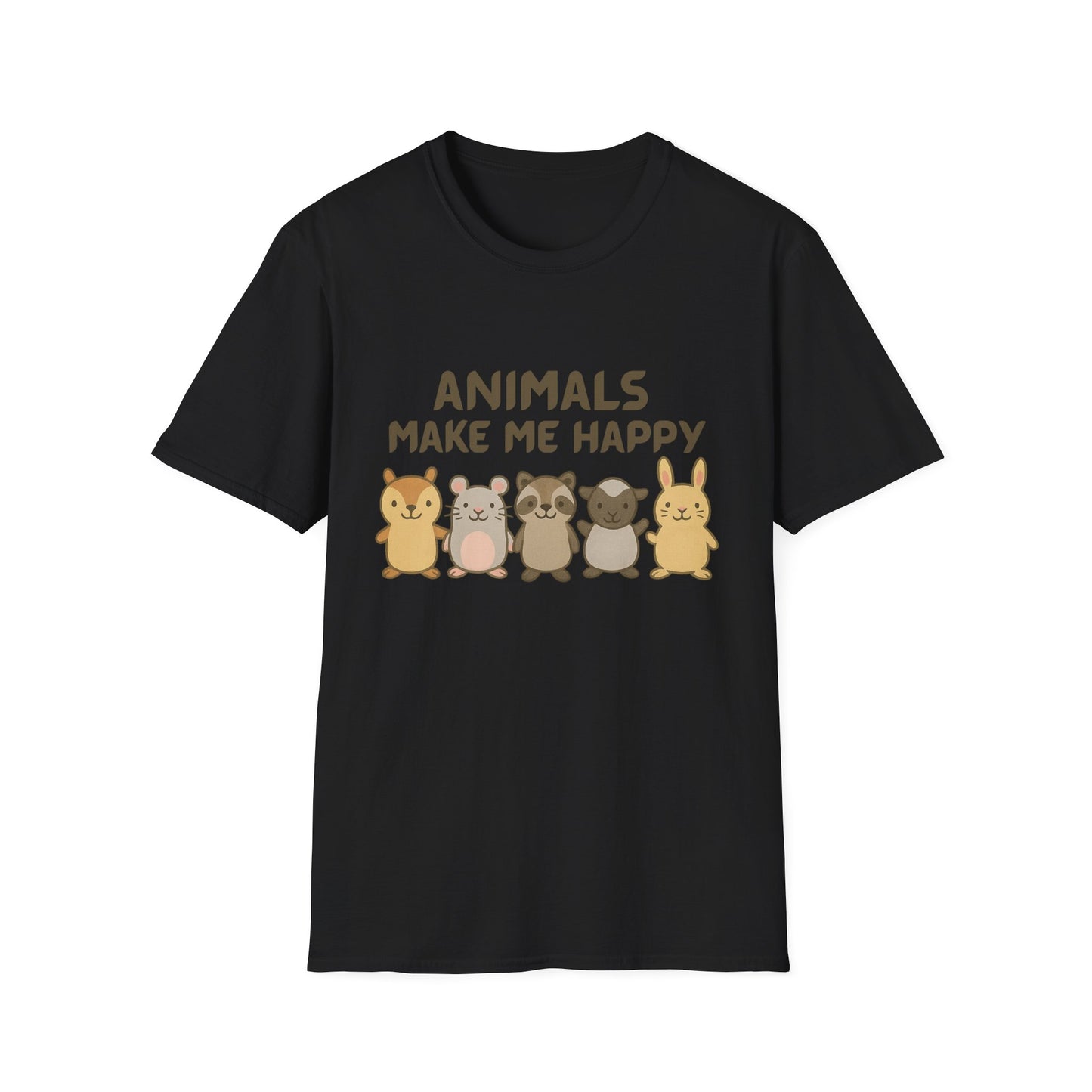 Animals Make Me Happy T-Shirt