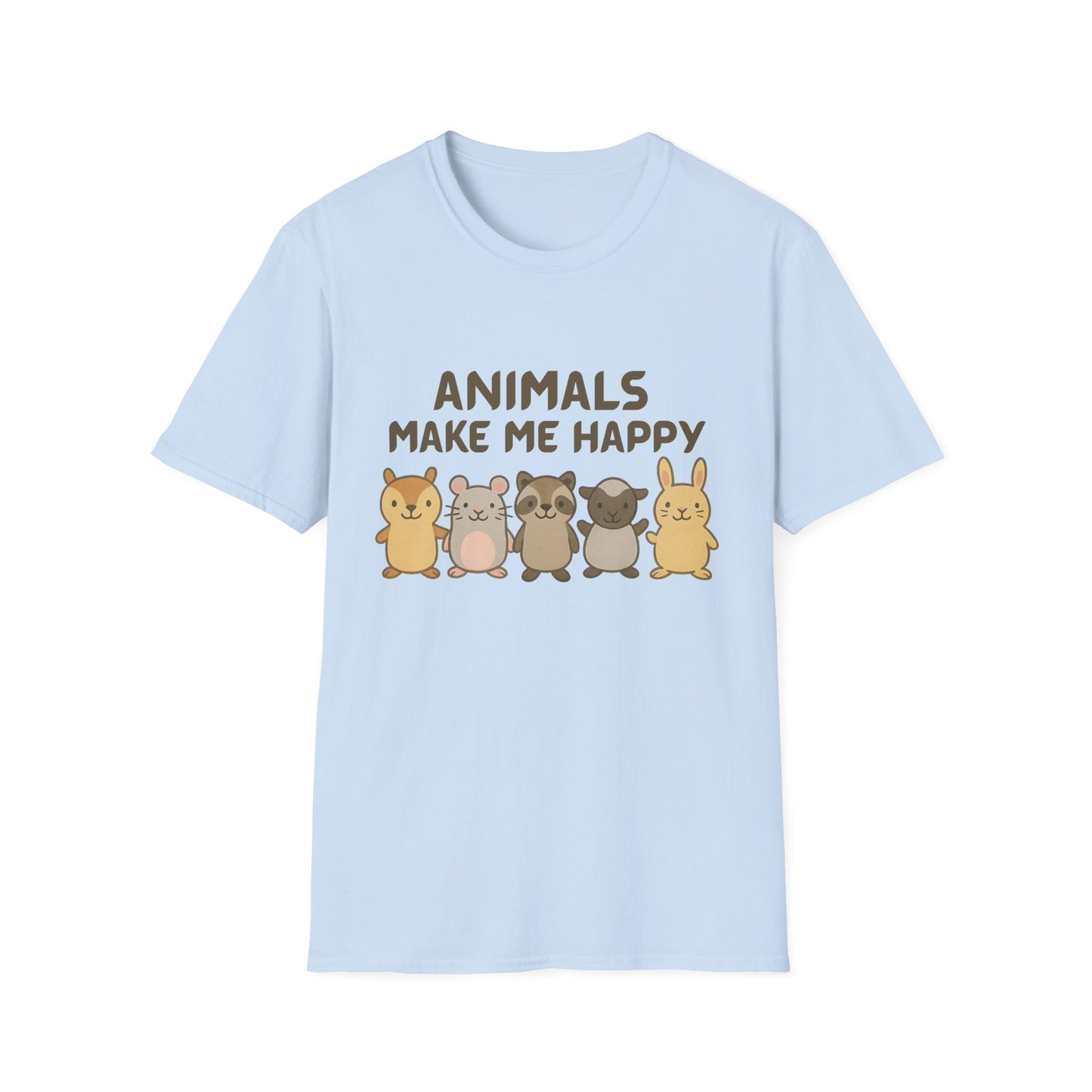 Animals Make Me Happy T-Shirt