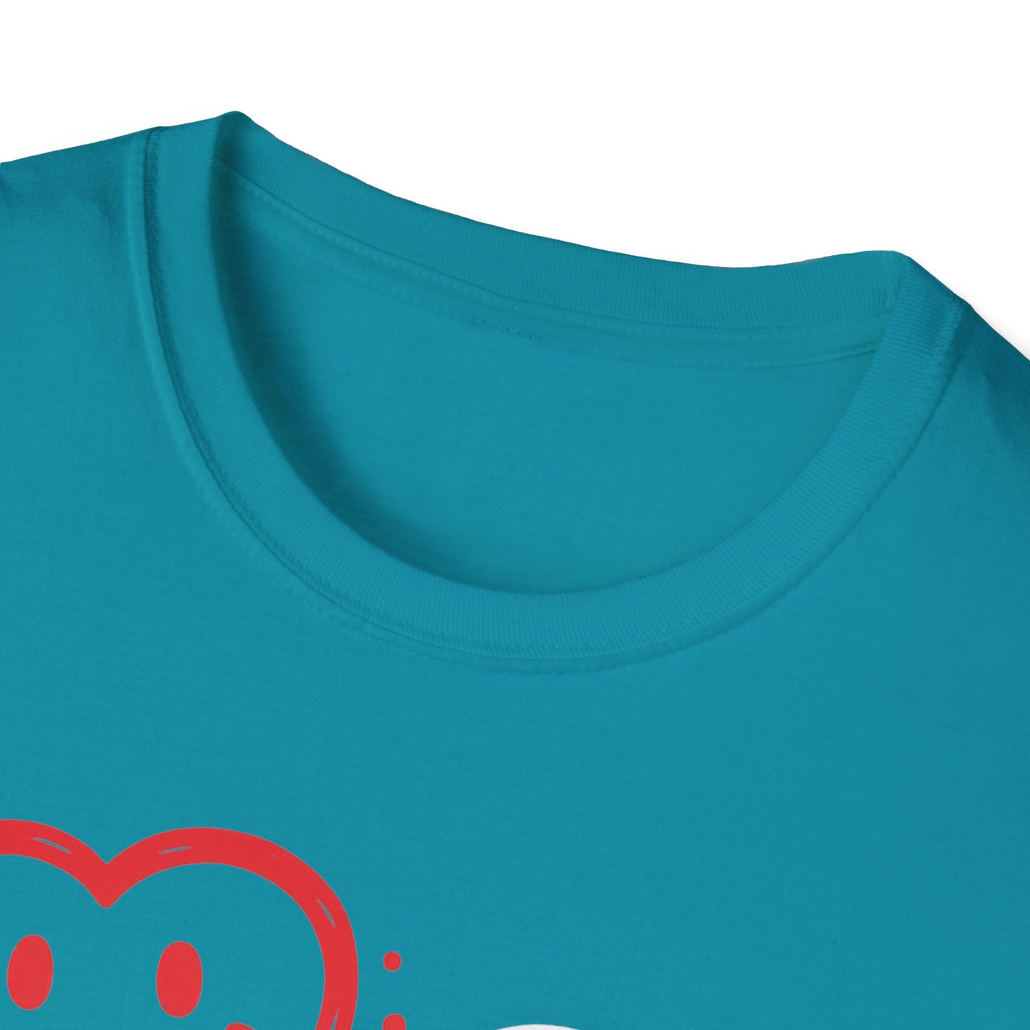 Smile Faces Red White Blue T-Shirt