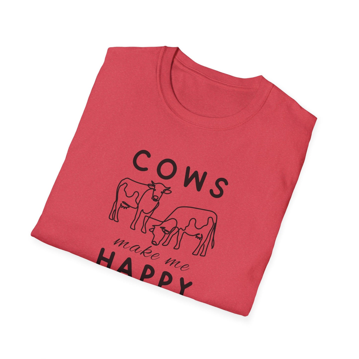 Cows Make Me Happy T-Shirt