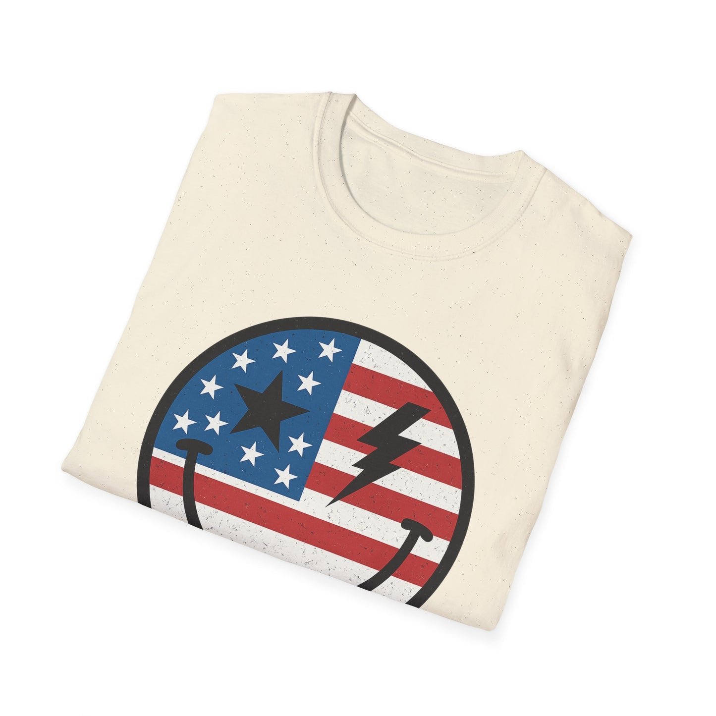 Smiley USA Face T-Shirt