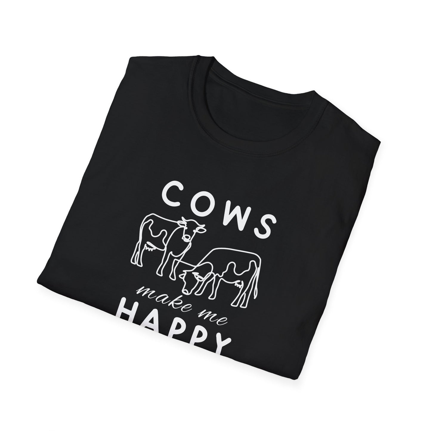 Cows Make Me Happy T-Shirt