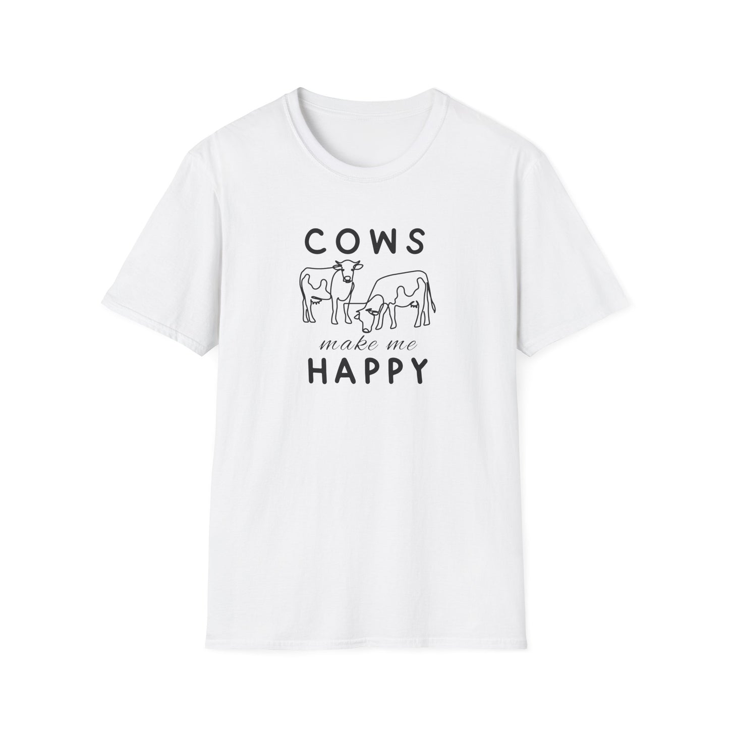 Cows Make Me Happy T-Shirt