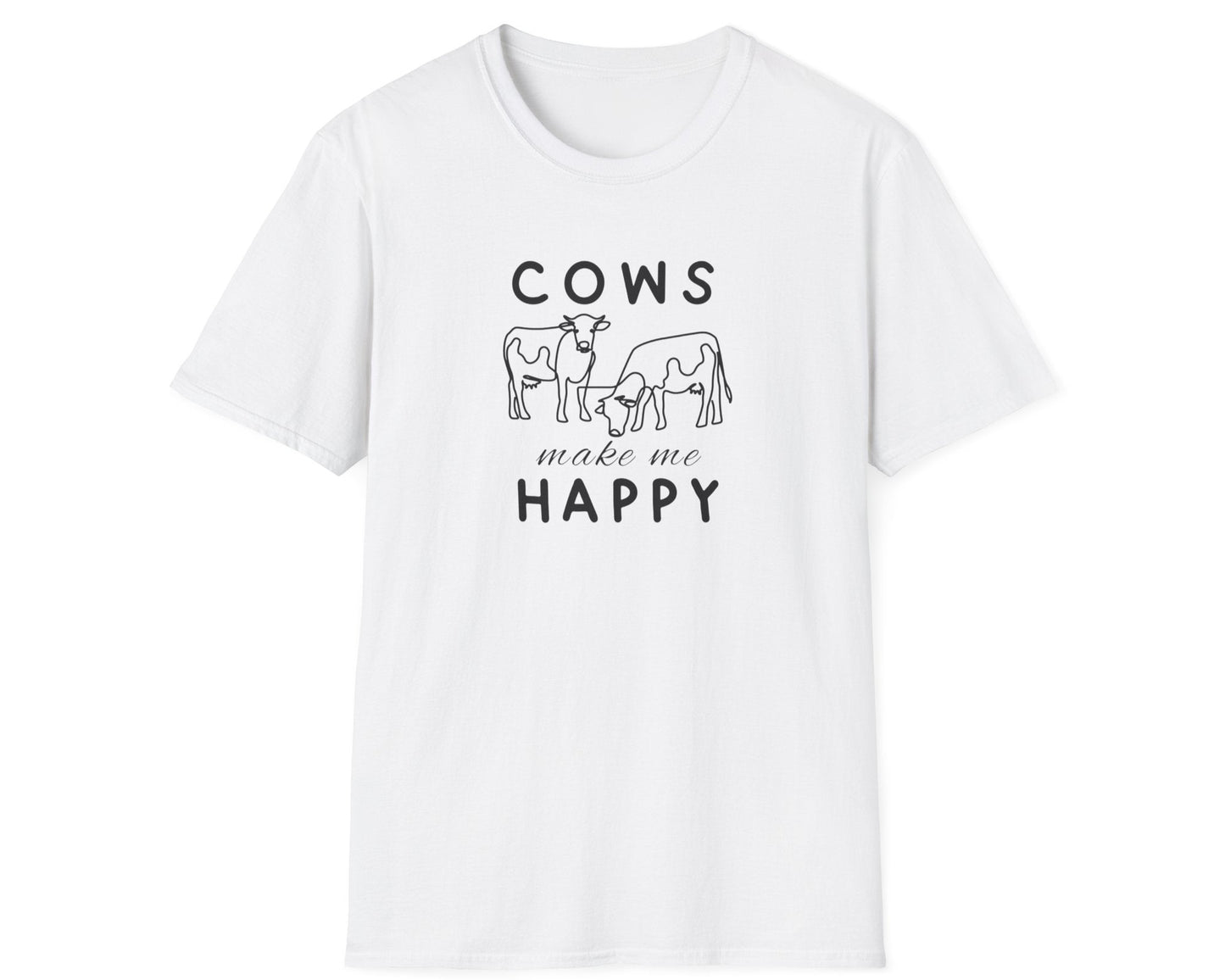 Cows Make Me Happy T-Shirt