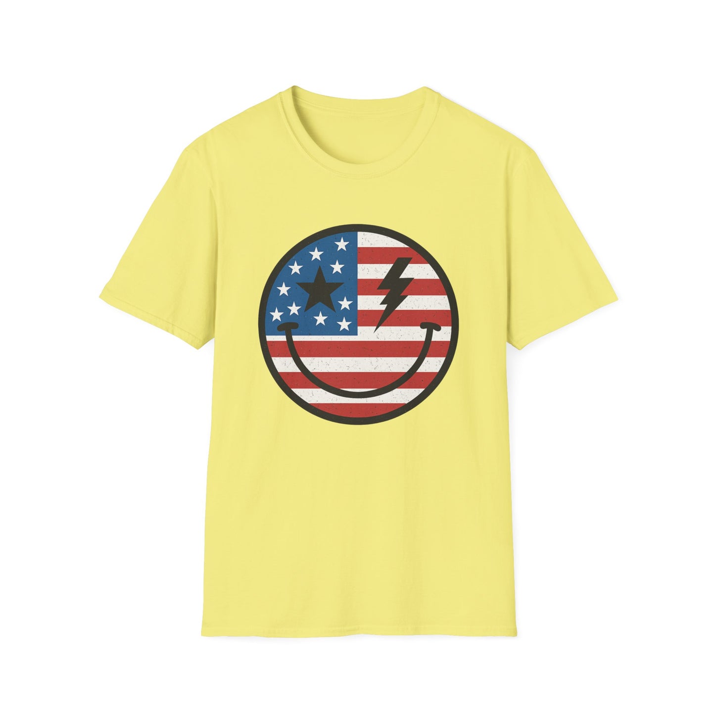 Smiley USA Face T-Shirt