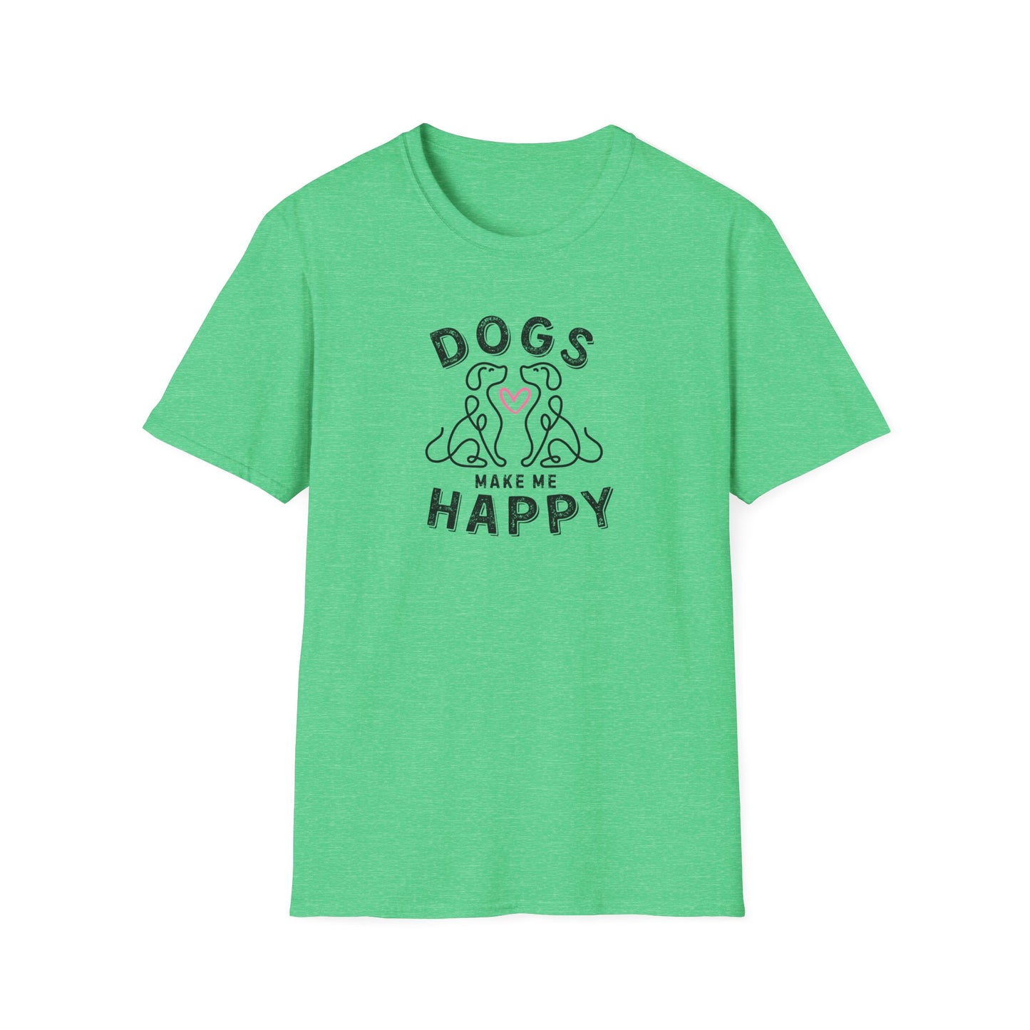 Dogs Make Me Happy T-Shirt