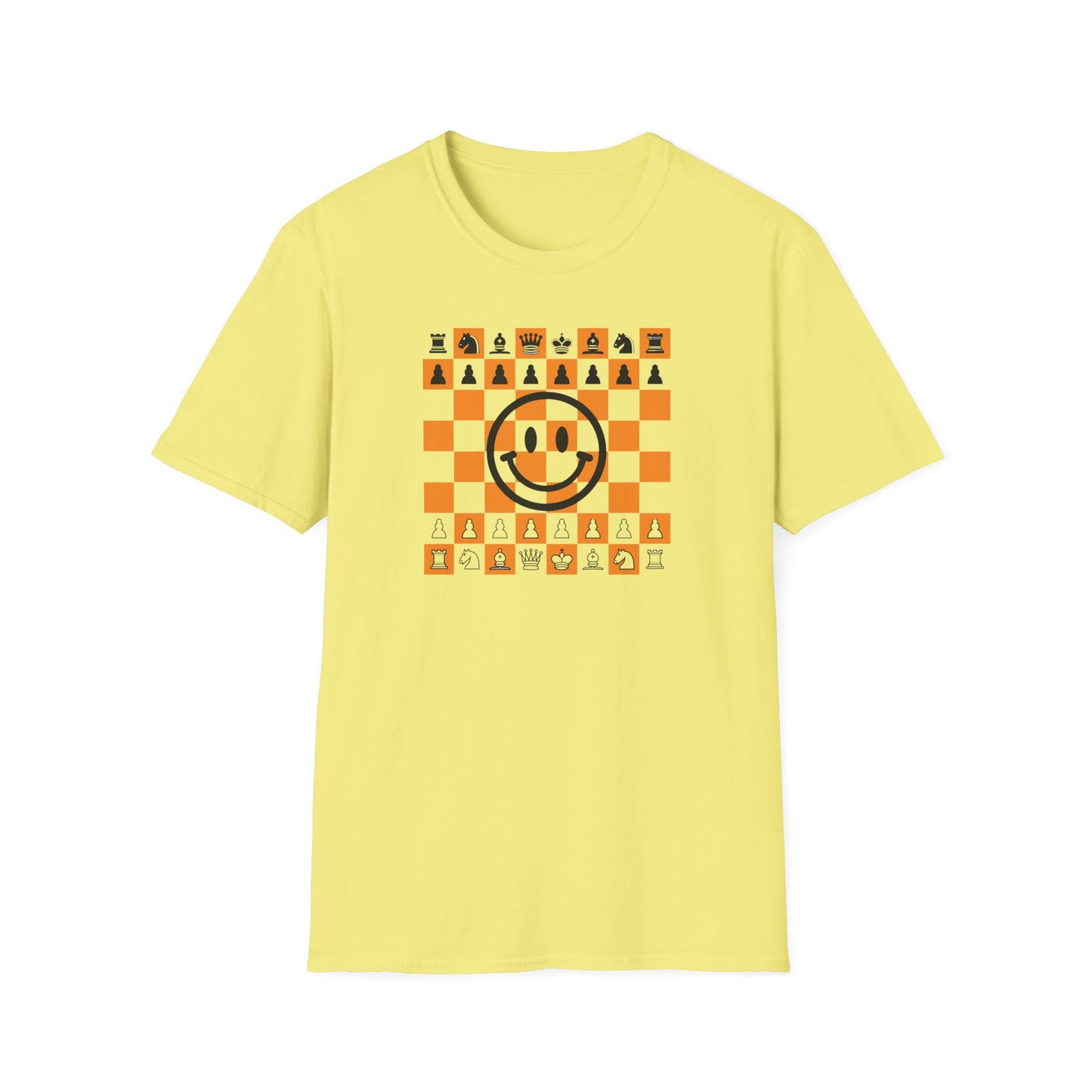 Smiley Face Chess Board T-Shirt