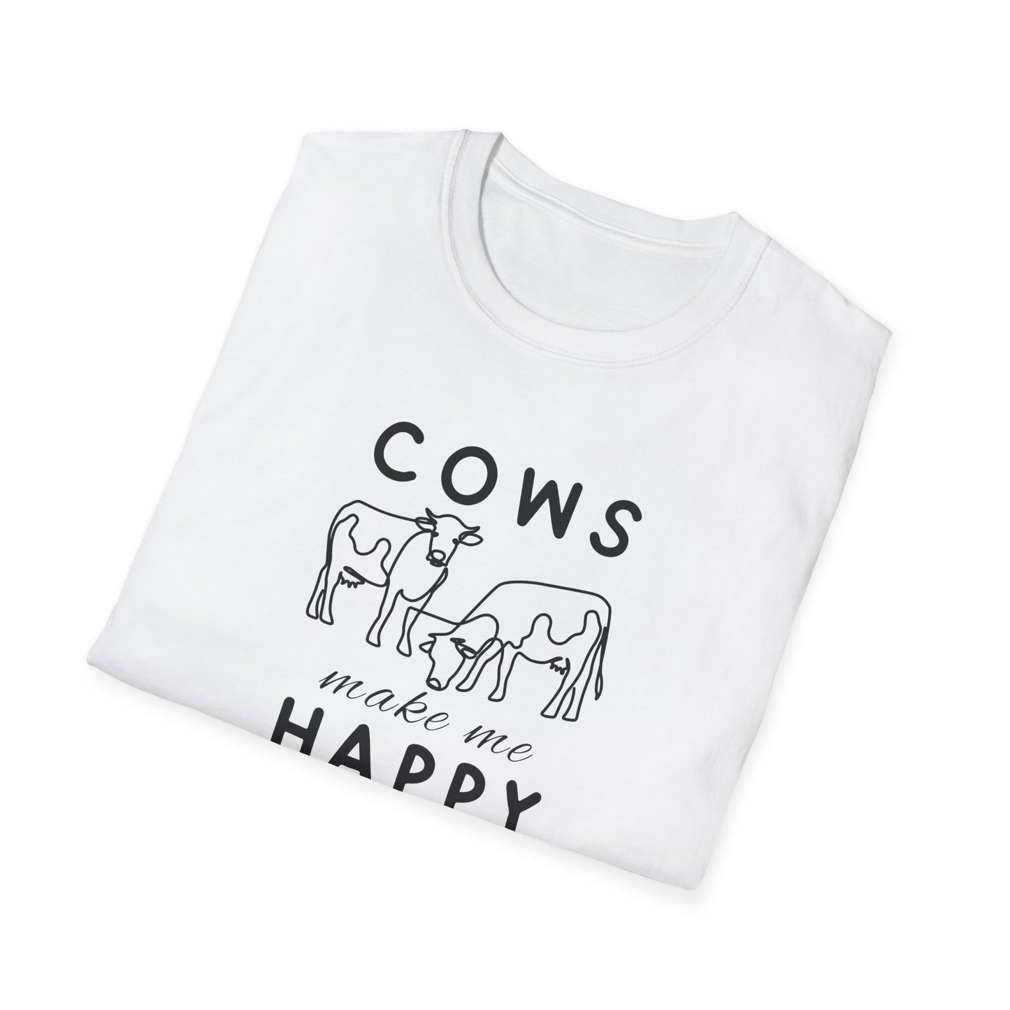 Cows Make Me Happy T-Shirt