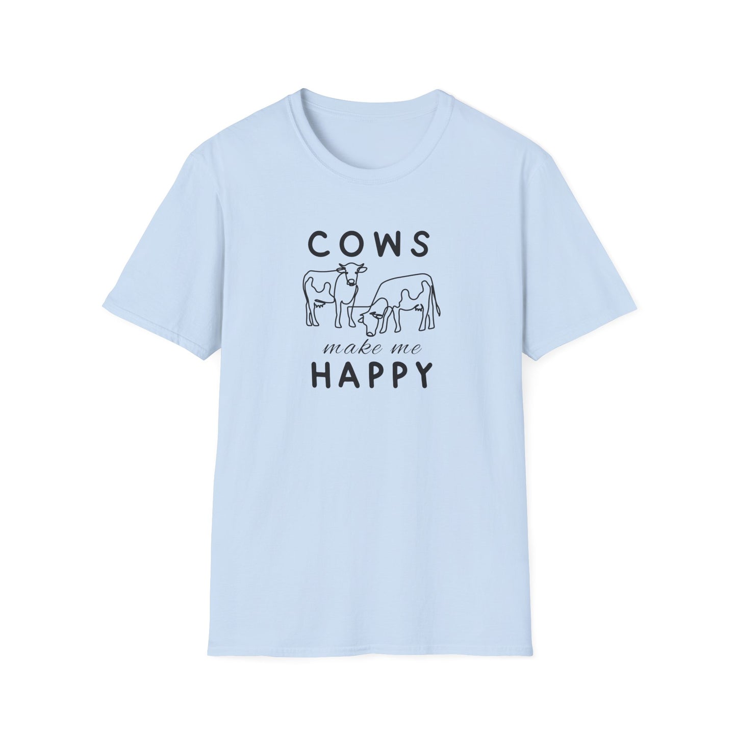 Cows Make Me Happy T-Shirt
