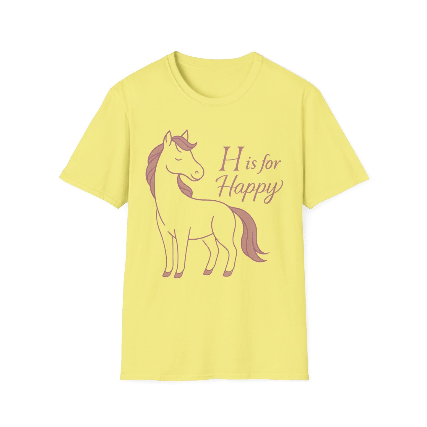 H is for Happy Horse T-Shirt