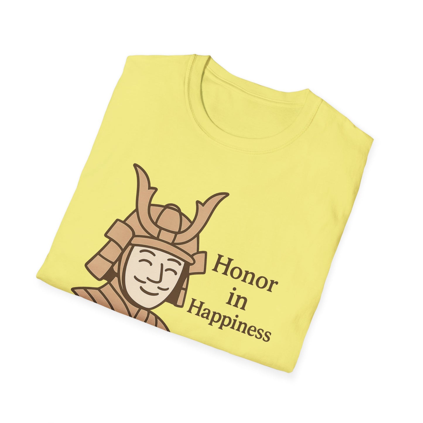 Samurai Honor In Happiness T-Shirt